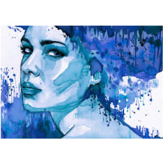 Artgeist Blue Lady fototapetti