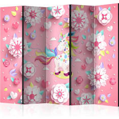 Artgeist Unicorn On Flowerbed 5-osainen sermi