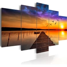 Artgeist Romantic Lake taulusetti