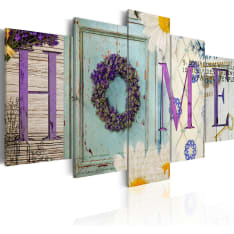 Artgeist Home In Pastels taulusetti