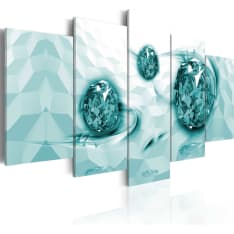 Canvas Print - Embedded In Turquoise