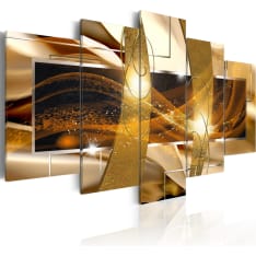 Canvas Print - Golden Lava