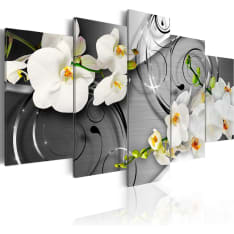 Artgeist Milky Orchids taulusetti