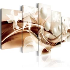 Artgeist Pearl Lilies In Bronze taulusetti
