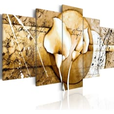 Artgeist The Secret Of Calla Lily - Beige taulusetti