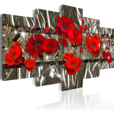 Artgeist Silver Poppies taulusetti