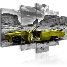 Artgeist Yellow Car taulusetti