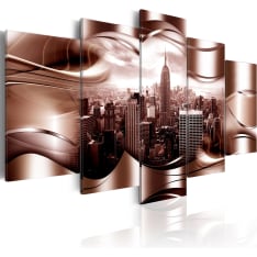 Artgeist Burgundy New York taulusetti