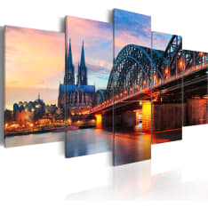 Artgeist Evening In Cologne taulusetti