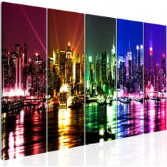 Artgeist Rainbow New York  Narrow taulusetti