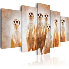 Artgeist Family Of Meerkats taulusetti