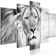 Artgeist The King Of Beasts  Wide Black And White taulusetti