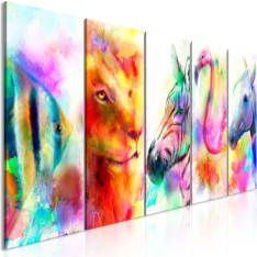 Artgeist Rainbow Watercolours  Narrow taulusetti