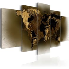 Artgeist Brass Continents taulusetti