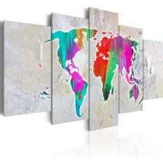 Artgeist Colourful Planet taulusetti