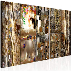 Canvas Print - Mom with Child (5 Parts) Narrow