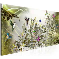 Artgeist Hummingbirds Dance  Green Narrow taulu