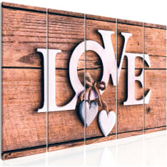 Artgeist Wooden Letters  Narrow taulusetti