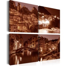 Artgeist Italian Towns (Sepia) taulusetti