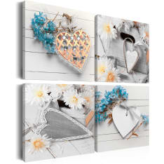 Artgeist Flowers And Hearts taulusetti
