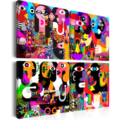Artgeist Abstract Conversations taulusetti