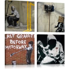 Artgeist Banksy - Katutaide taulusetti