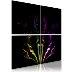 Artgeist Rainbow-Värinen Savu Polkuja taulusetti