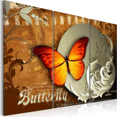 Artgeist Fiery Butterfly And Full Moon taulusetti