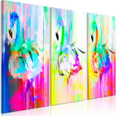 Artgeist Colourful Flamingos  taulusetti