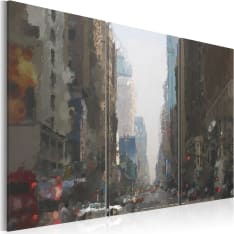 Artgeist Rainy City Behind The Glass taulusetti