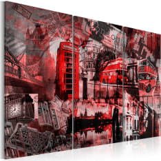 Artgeist Red London taulusetti