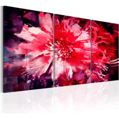 Artgeist Crimson Flowers taulusetti