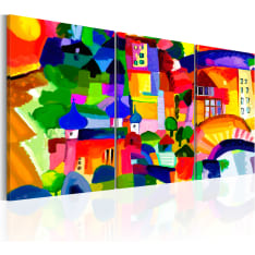 Artgeist Colourful Town taulusetti