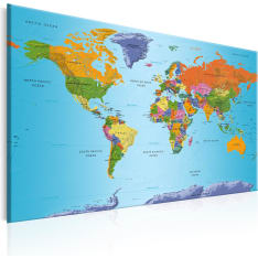 Canvas Print - Colourful Note