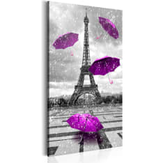 Artgeist Paris: Purple Umbrellas taulu