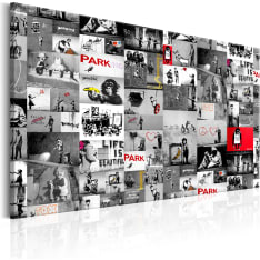 Artgeist Street Art: Banksy taulu