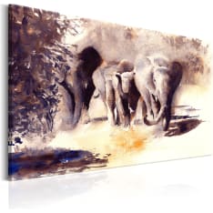 Artgeist Watercolour Elephants taulu