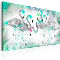 Artgeist Turquoise Flamingoes taulu