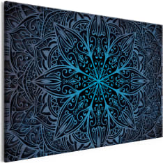 Artgeist Oriental Flowers  Narrow Blue taulu