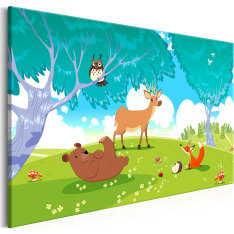 Artgeist Friendly Animals  Wide taulu