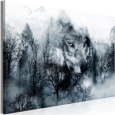 Artgeist Mountain Predator  Wide Black And White taulu