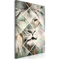 Artgeist Lion On The Chessboard  Vertical taulu