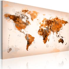 Artgeist Map Of The World - Desert Storm taulu