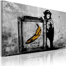 Artgeist Inspired By Banksy - Black And White taulu