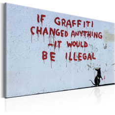 Artgeist If Graffiti Changed Anything By Banksy taulu