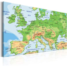 Artgeist Map Of Europe taulu