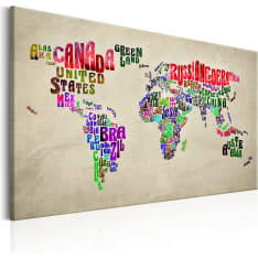 Artgeist World Map: World Tour (En) taulu