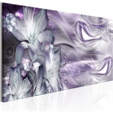 Artgeist Lilies And Waves  Narrow Pale Violet taulu