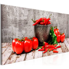 Artgeist Red Vegetables  Concrete Narrow taulu