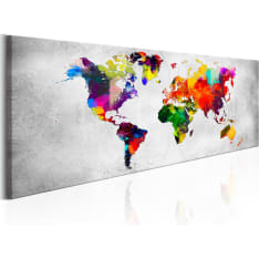 Artgeist World Map: Coloured Revolution taulu